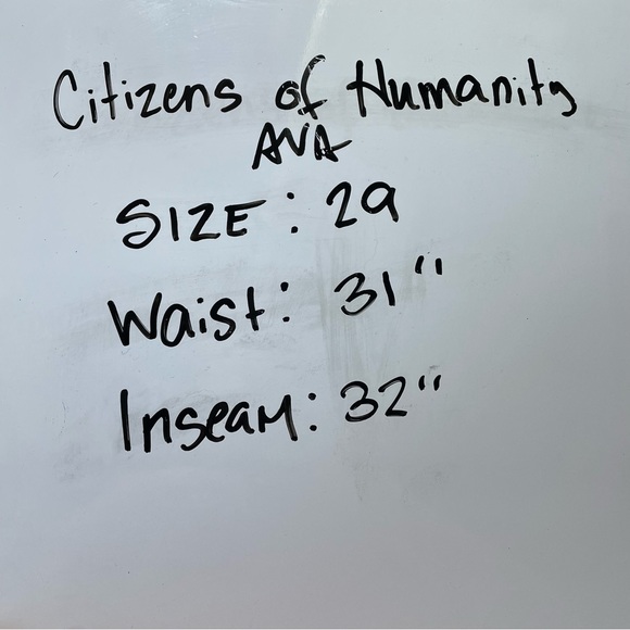 Citizens of Humanity Ava Strait Leg Jean size 29 - Picture 9 of 9